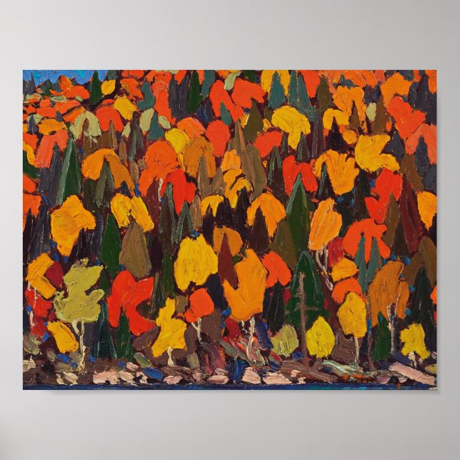 Poster Tom Thomson - Automne (Devant)
