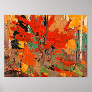 Poster Tom Thomson - Automne, automne 1916
