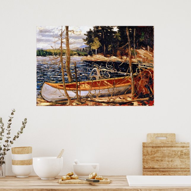 Poster Tom Thomson - La Toile De Canot, (Cuisine)