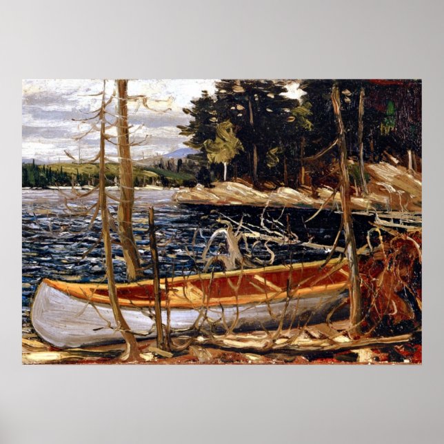 Poster Tom Thomson - Le canoë (Devant)