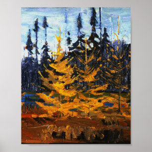 Poster Tom Thomson Painting Tamaracks Canadian Wilderness