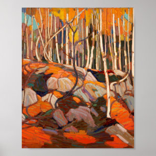Poster Tom Thomson Peinture The Birch Grove Ontario Land