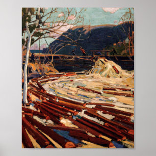 Poster Tom Thomson Peinture The Drive Paysage canadien