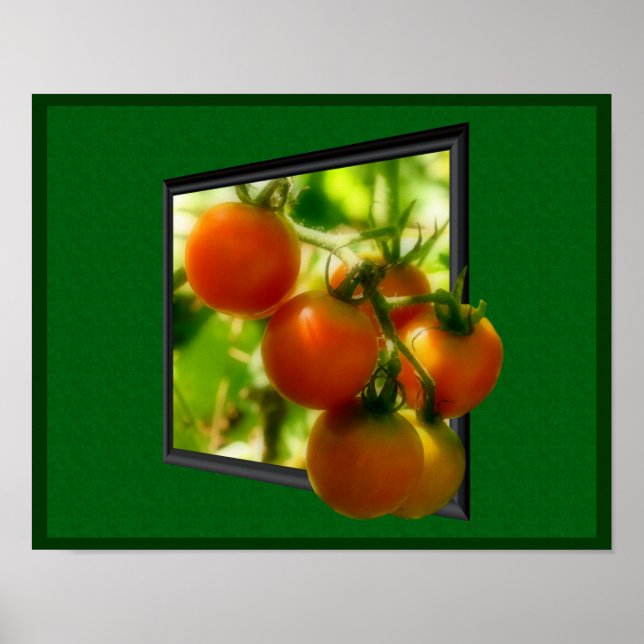 Poster Tomates Cerises De La Nature De La Frame (Devant)