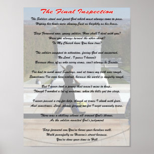 Poster Tombe de l'insection finale inconnue