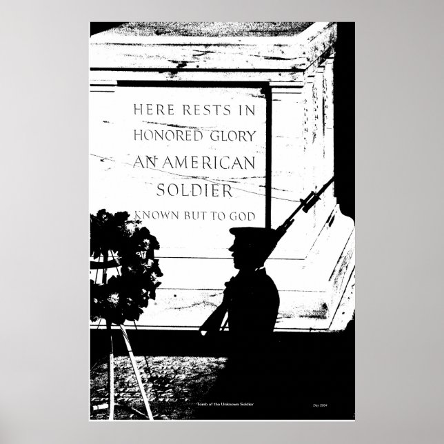 Poster Tombe du soldat inconnu (Devant)