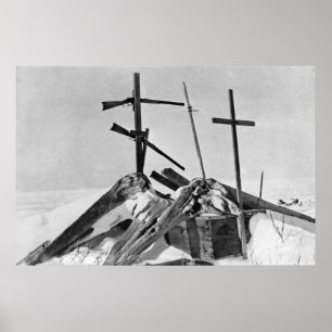 Poster Tombe esquimaude en photographie de l'Alaska