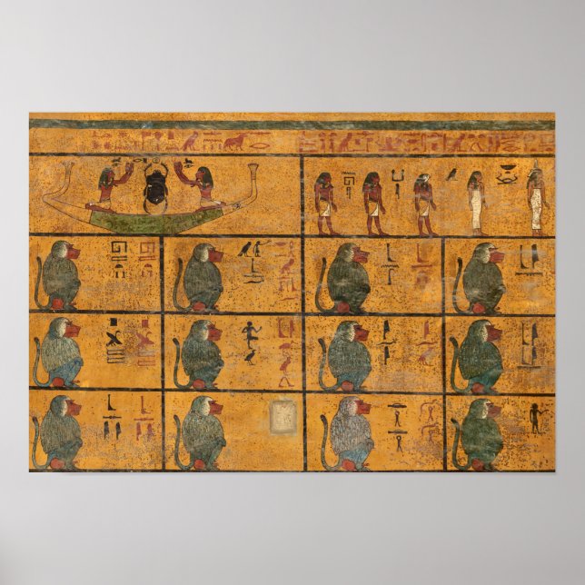 Poster Tombeau de Toutankhamon, Mur de l'Ouest par histoi (Devant)