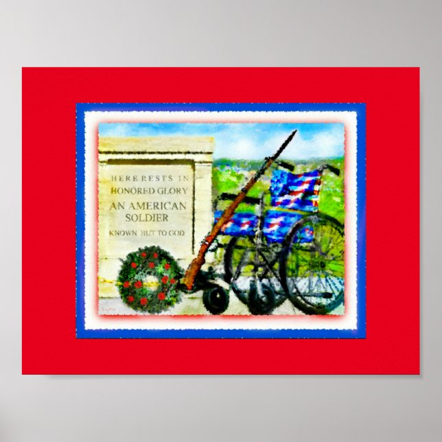 Poster "Tombeau du soldat inconnu" (Devant)