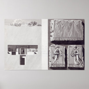 Poster Tombeaux étrusques, c. 1780