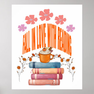 Poster Tomber amoureux de la lecture, Louvain du livre