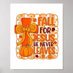 Poster Tombez amoureux de Jésus Il ne quitte jamais l'aut