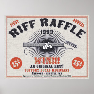 Poster Tombola de riff