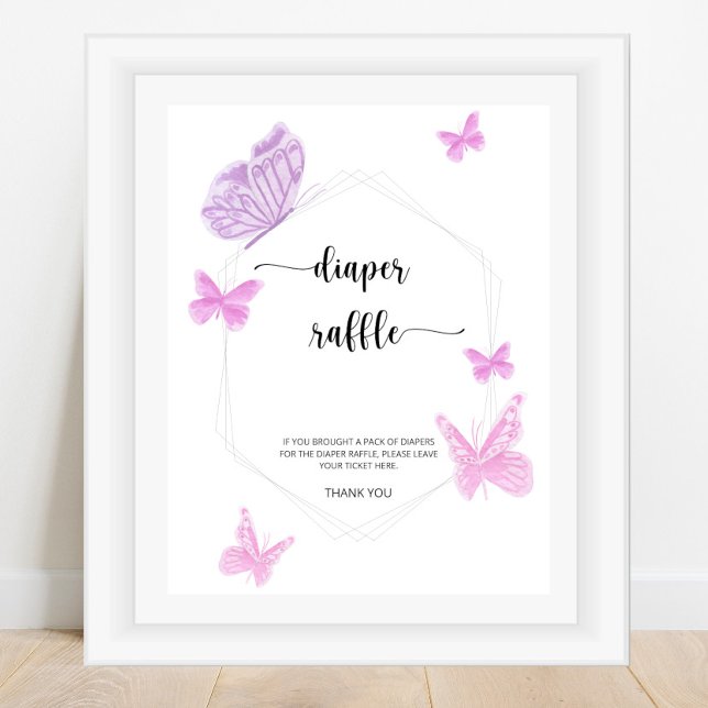 Poster tombole papillon (Créateur téléchargé)