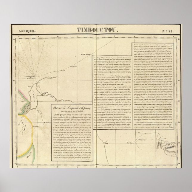 Poster Tombouctou Afrique (Devant)
