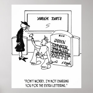 Poster Tombstone mal orthographié