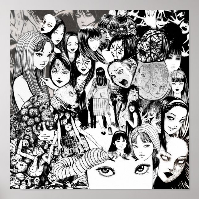 Poster Tomie Collage (Devant)