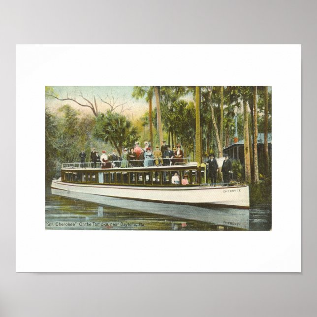 Poster Tomoke River, Ormond, FL - 1910 (Devant)