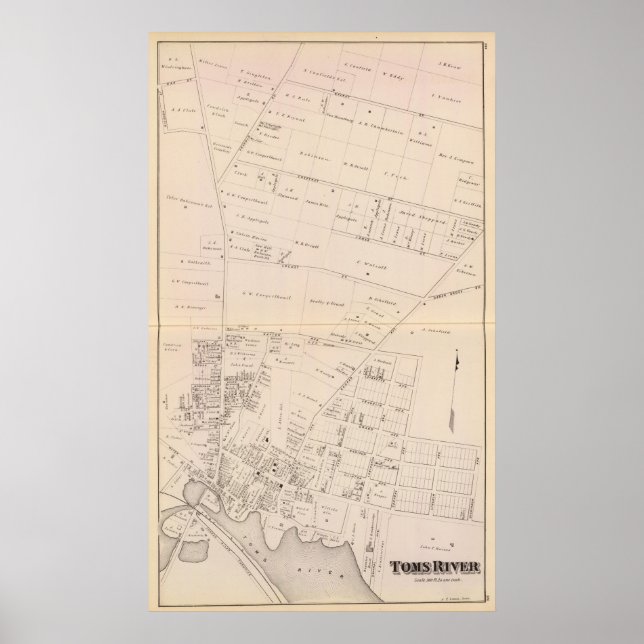 Poster Toms River New Jersey (Devant)