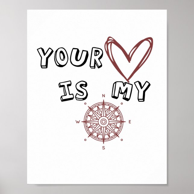 Poster Ton coeur est mon boussole (Devant)