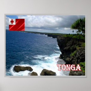 Poster Tonga - Littoral -