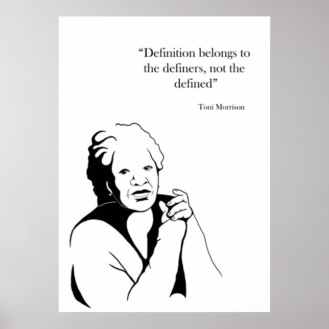 Poster Toni Morrison (Devant)