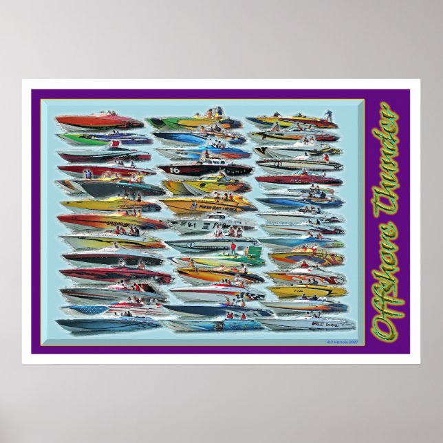 Poster Tonneau extracôtier (Devant)