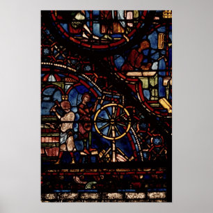 Poster Tonneliers au travail, de la vie de St Julian