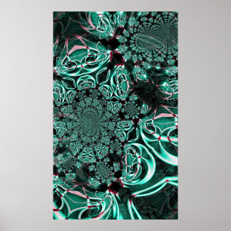 Poster Tons verts