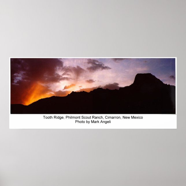 Poster Tooth Ridge, Philmont Scout Ranch (Devant)