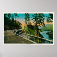 Tooth Rock sur Columbia River River, OU