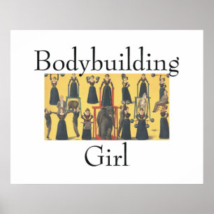 Poster TOP Bodybuilding Girl