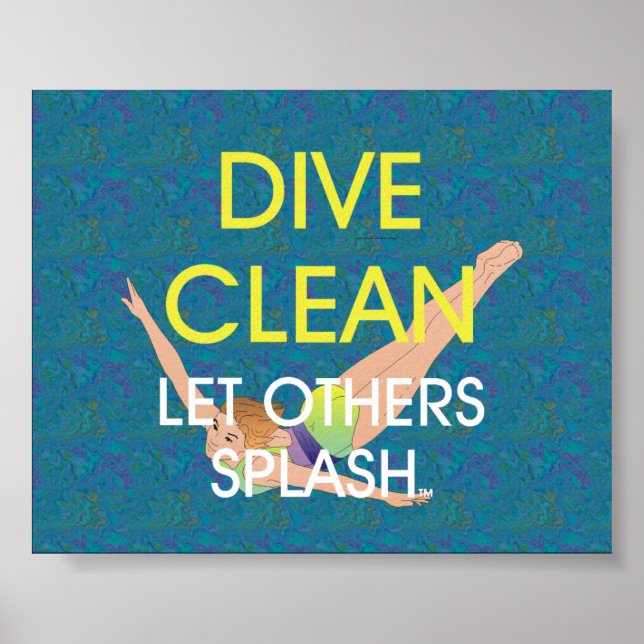 Poster TOP Dive Clean (Devant)