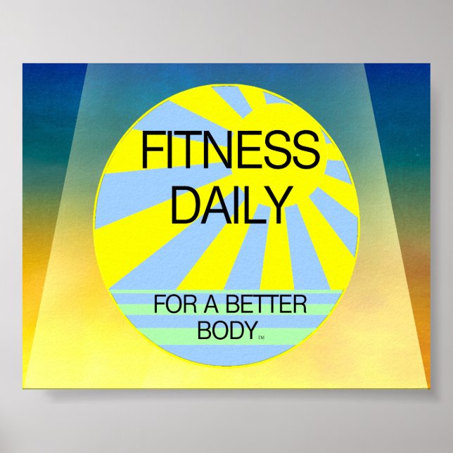 Poster TOP Fitness Daily (Devant)
