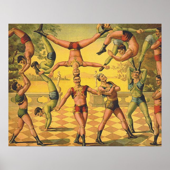 Poster TOP Gymnastics Old School (Devant)