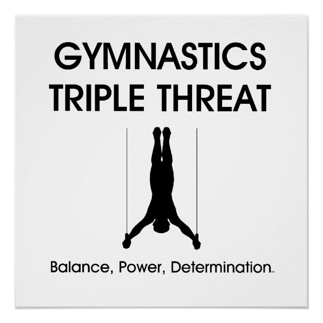 Poster TOP Gymnastique triple (Devant)