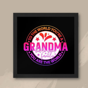 Poster Top Pick ! Grandma cadeau spécial
