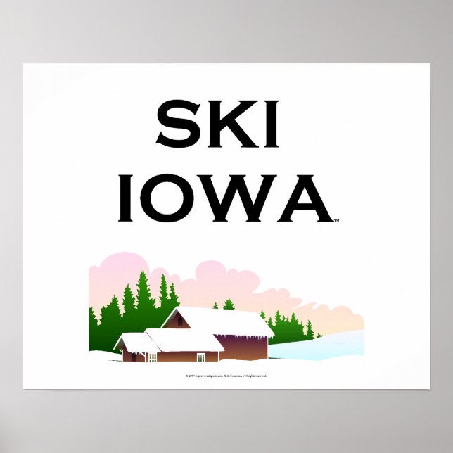 Poster TOP Ski Iowa (Devant)