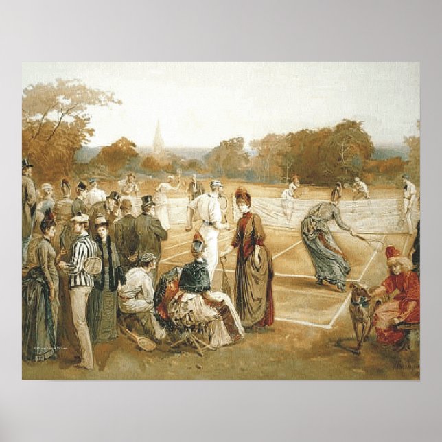 Poster TOP Tennis Old School (Devant)