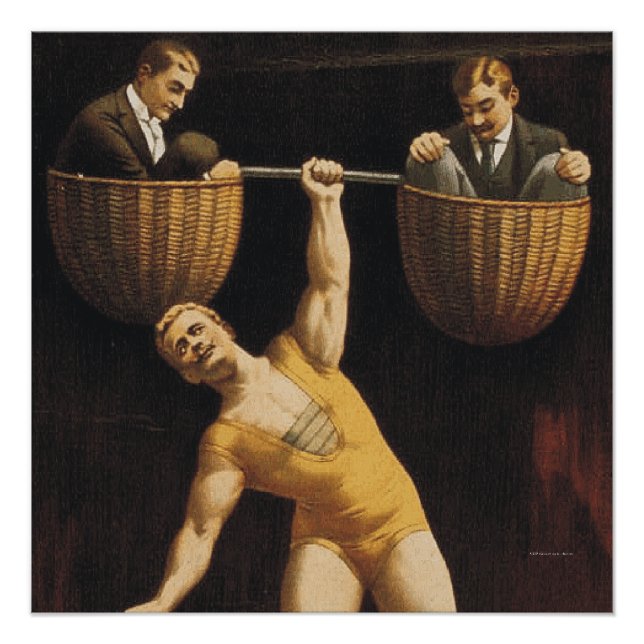 Poster TOP Weighlifting Old School (Devant)