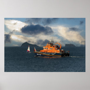 Poster Torbaie de bateau à sauvetage RNLI