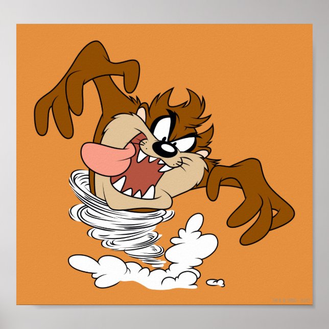 Poster Tornade à bulles TAZ™ (Devant)