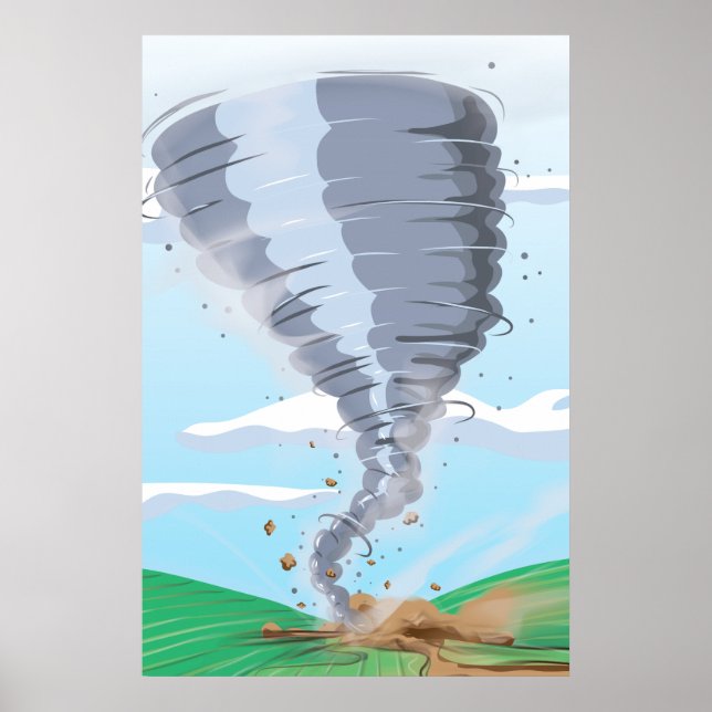 Poster Tornado Twister (Devant)