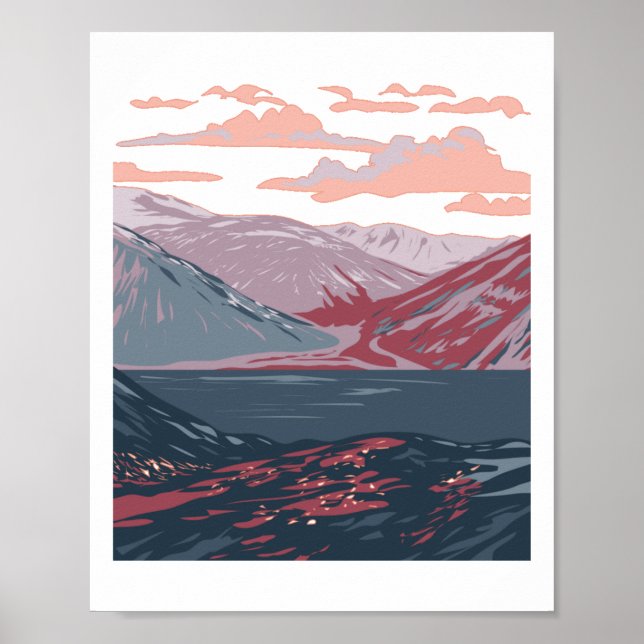 Poster Torngat Mountains National Park Sticker  (Devant)
