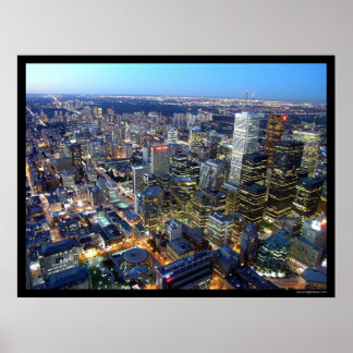 Poster Toronto à Dusk
