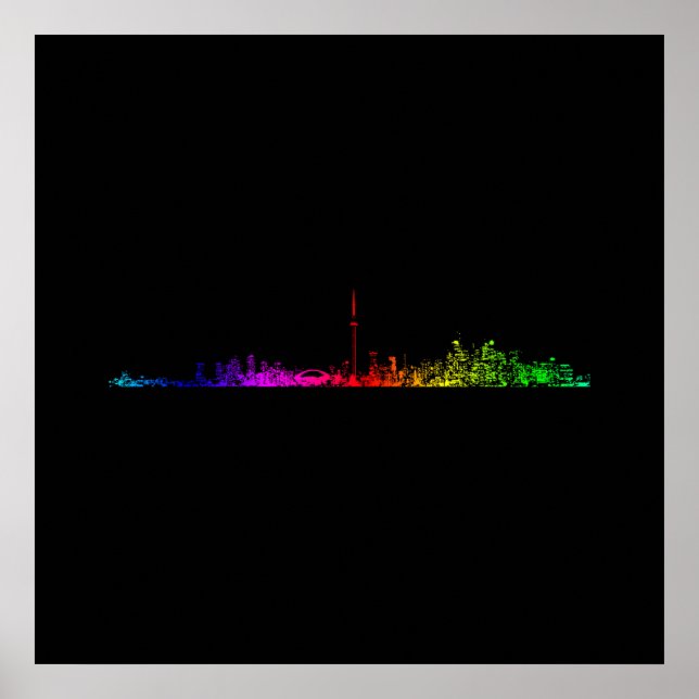 Poster Toronto Rainbow (Devant)
