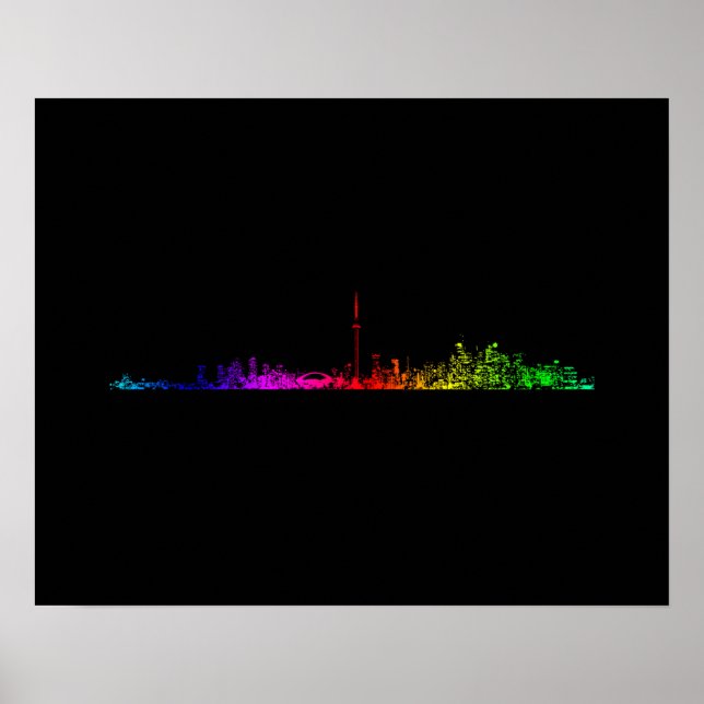 Poster Toronto Rainbow (Devant)