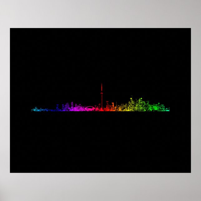 Poster Toronto Rainbow (Devant)