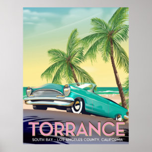Poster Torrance, Californie - Los Angeles Californie