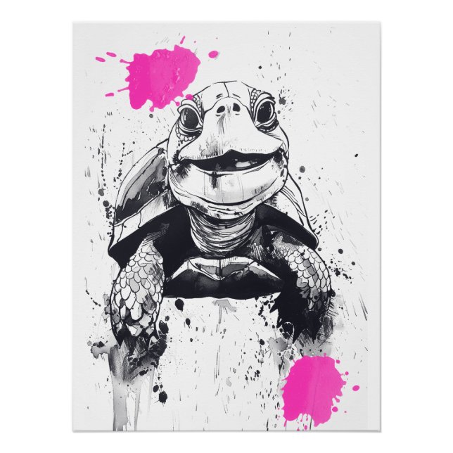 Poster Tortue (Devant)